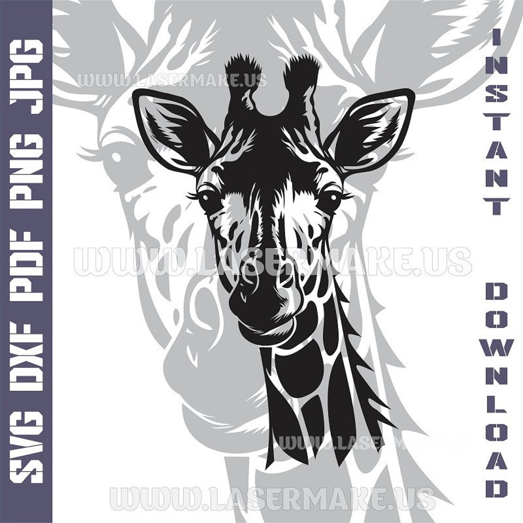 Giraffe SVG File Cut File for Cricut Printable Png SVG Dxf Cut Files ...