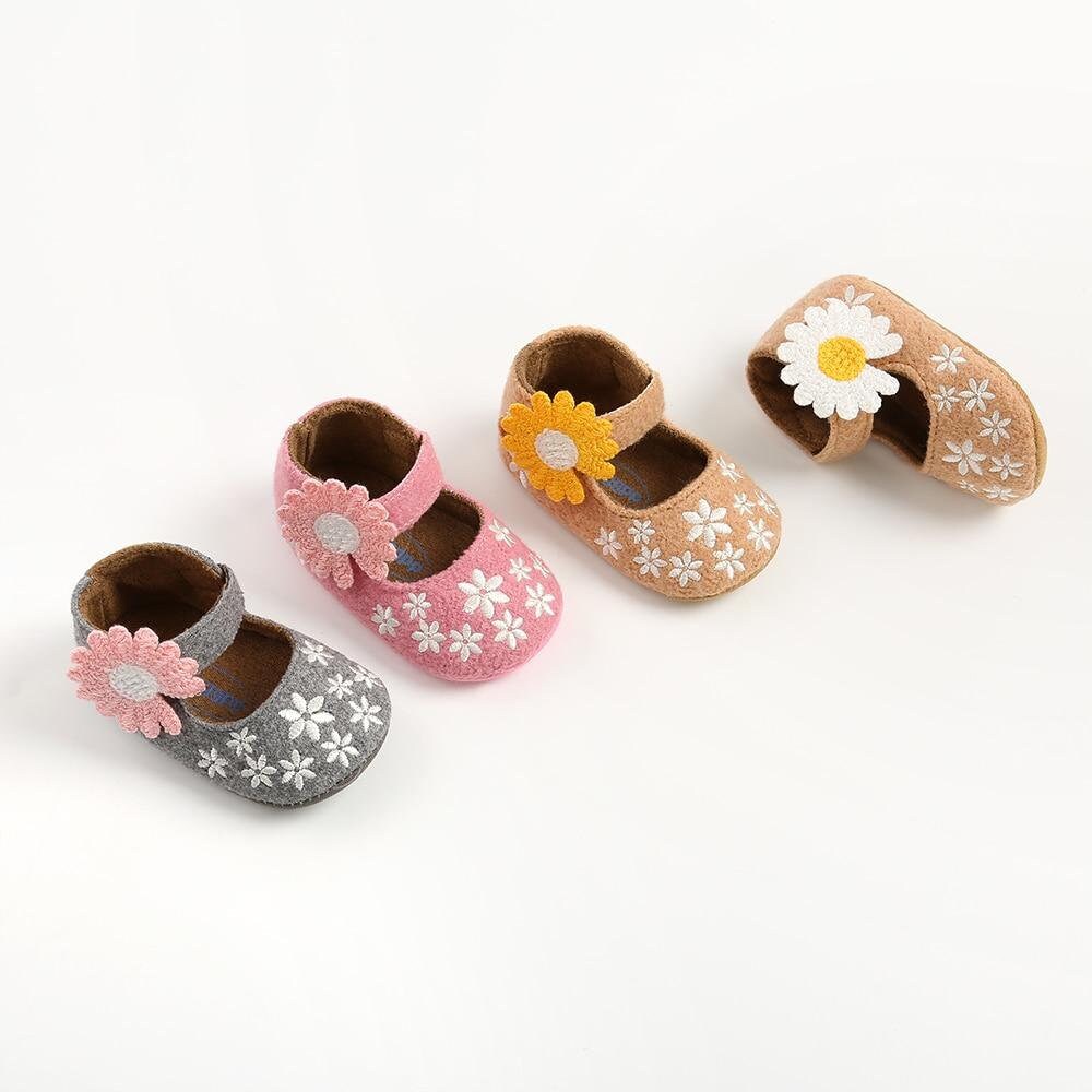 018M Newborn Baby Girls Flats Soft Sole Infant First Etsy