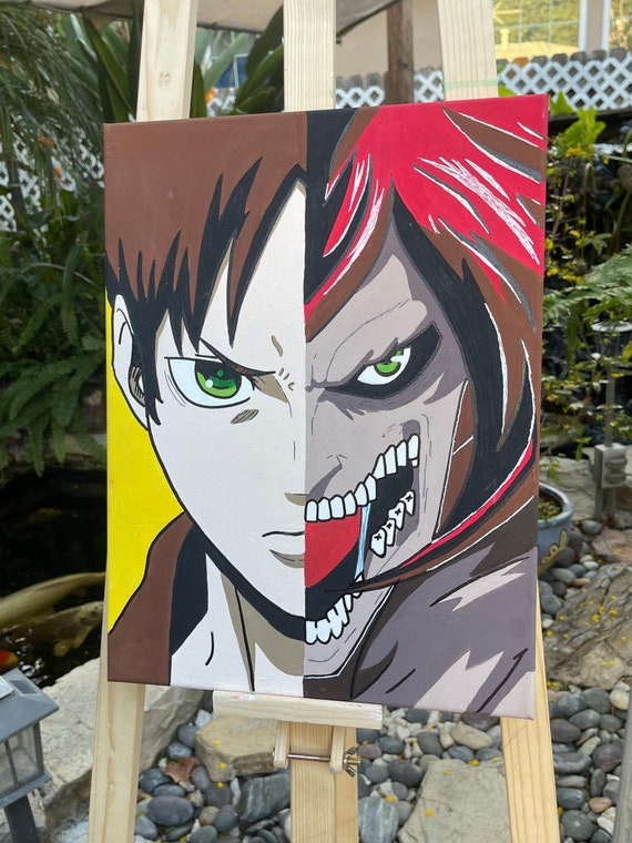 eren yeager painting