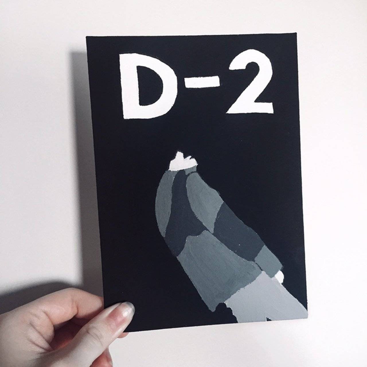 Agust D D2 Album Cover Painting Etsy