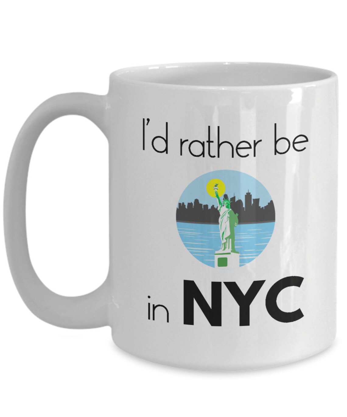 I'd Rather Be In New York City Coffee Mug Gifts For Etsy