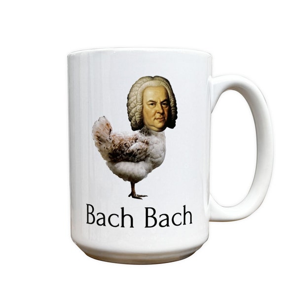 Mug musique classique amusante - Bach Bach - Cadeaux musicien pour amateurs de musique classique et professeurs de musique