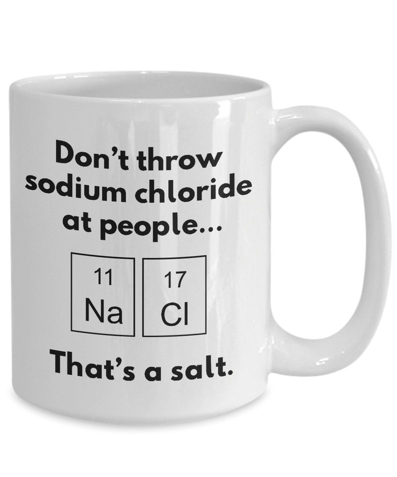 Funny Science Coffee Mug Scientific Dad Joke Gifts, Chemistry, Physics