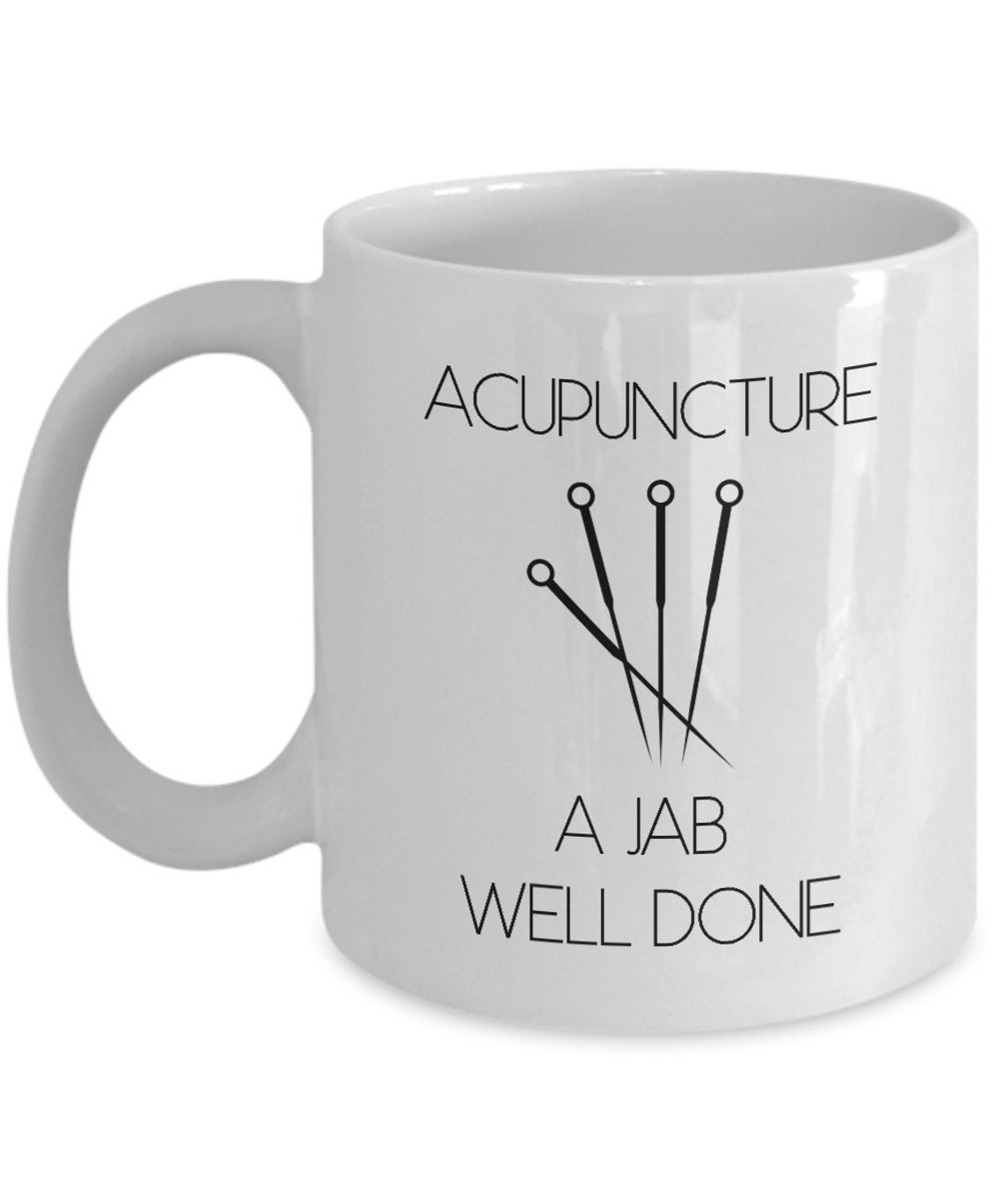 Funny Acupuncture Coffee Mug A Jab Well Done Gifts for Etsy