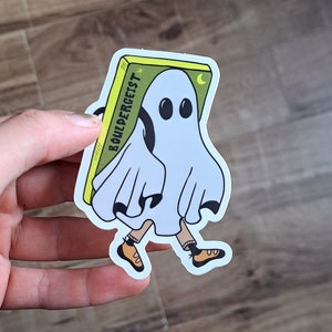 Bouldergeist sticker | Spooky Halloween sticker | Boulder bro | Boulder rock climbing sticker | Bouldering sticker | Climber sticker