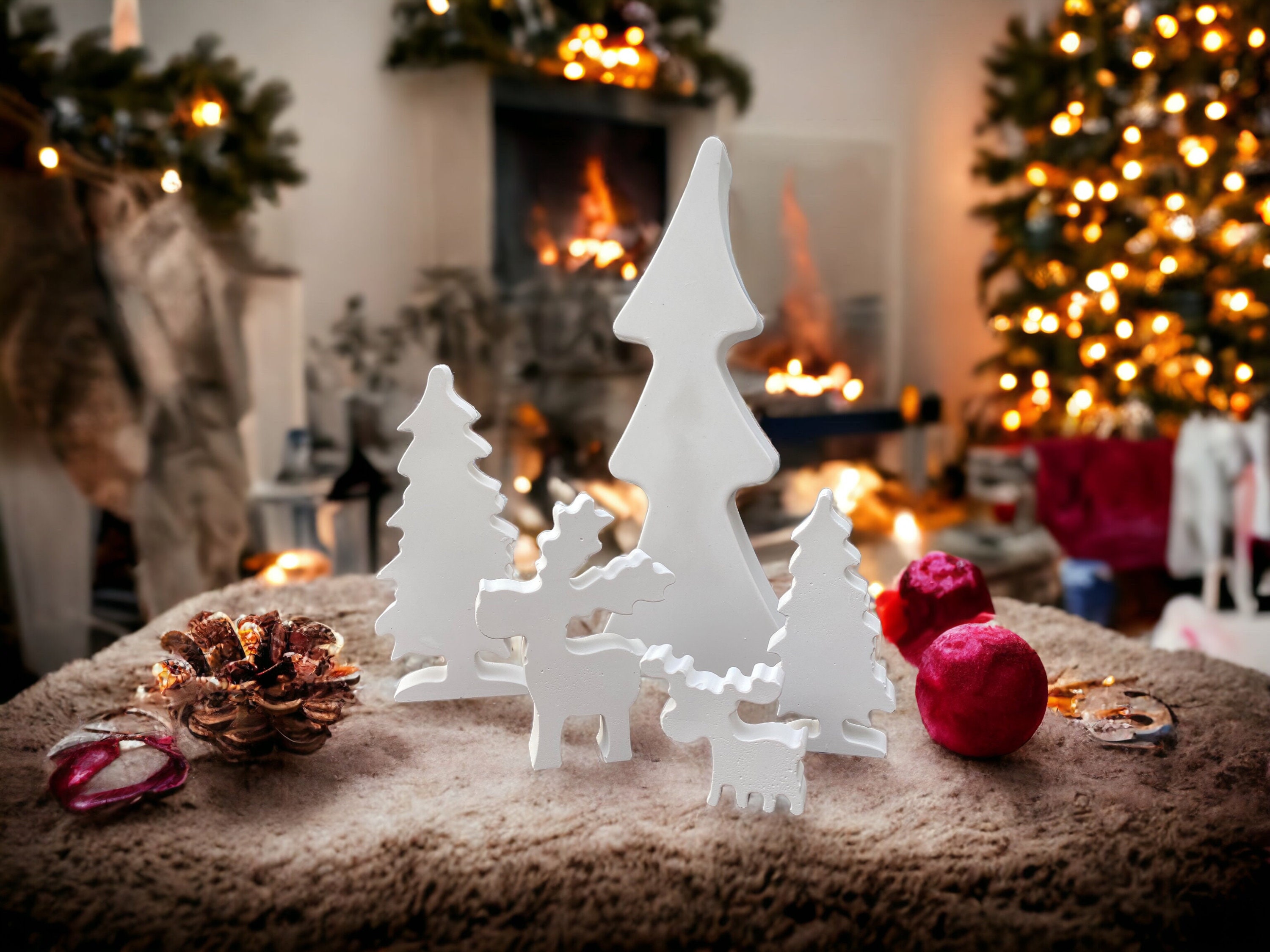 Winter Deko mit Naturmaterialien - 25 märchenhafte Ideen  Deko winter  weihnachten, Minimalistisch weihnachten, Skandinavischer weihnachtsschmuck