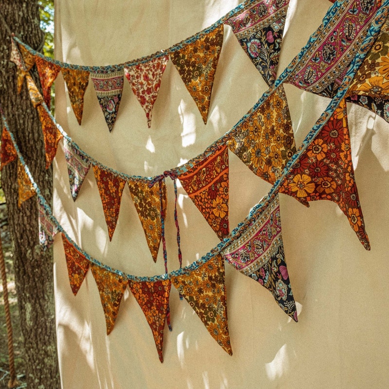 Bohemian Flags Decor Etsy Canada