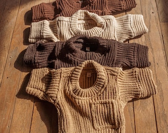 ORGANIC Cotton Baby Kids Toddler Sweater, Gender Neutral Oversized Boxy Pullover Sweater, Mommy and Me Sweater, Unisex Boys Girls Sweater