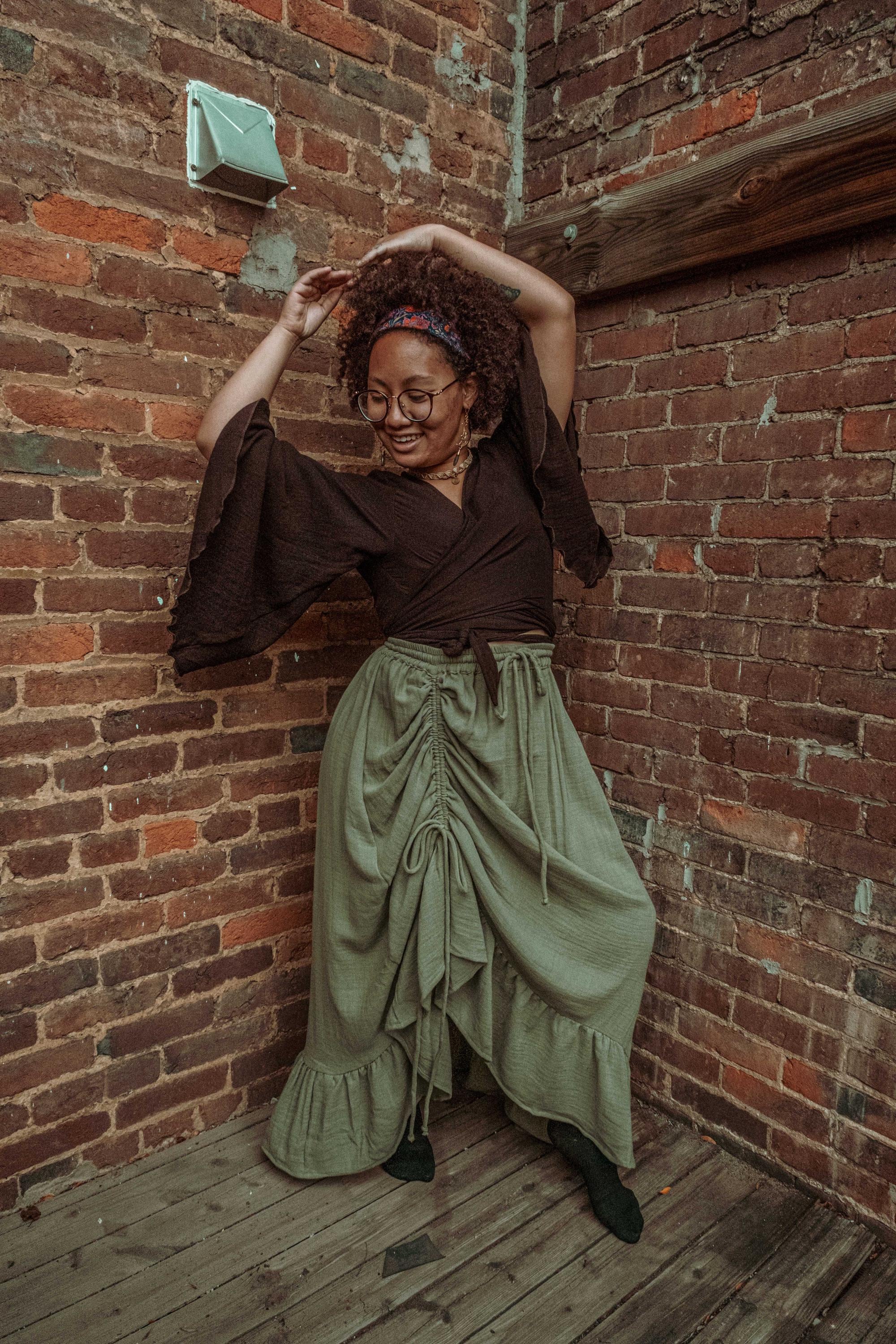【BAON】Kyofu Banding Flare Long Skirt Tie Flare Maxi Skirt | Love, Bonito US