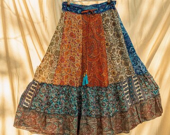 Patchwork Skirt - Etsy