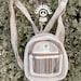 Mini Vegan Hemp Hippie Boho Travel Backpack | Small Purse, Camera Bag, smell proof, stocking stuffer