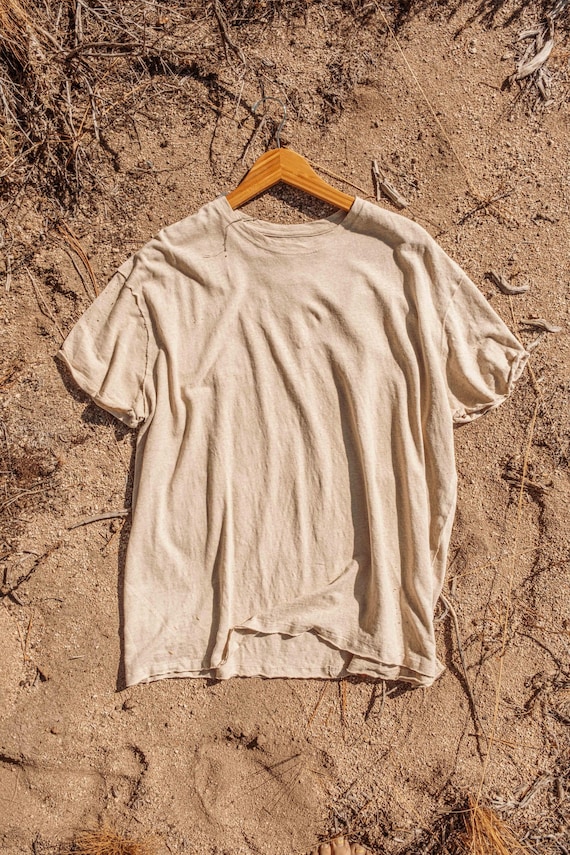 トップス argue organic cotton hemp border t beige ORGANIC COTTON HEMP BORDER T-SHIRTS/BEIGE | ARGUE