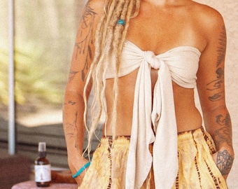Floaty Tie Dye Shorts, Hand dyed stretchy waist shorts