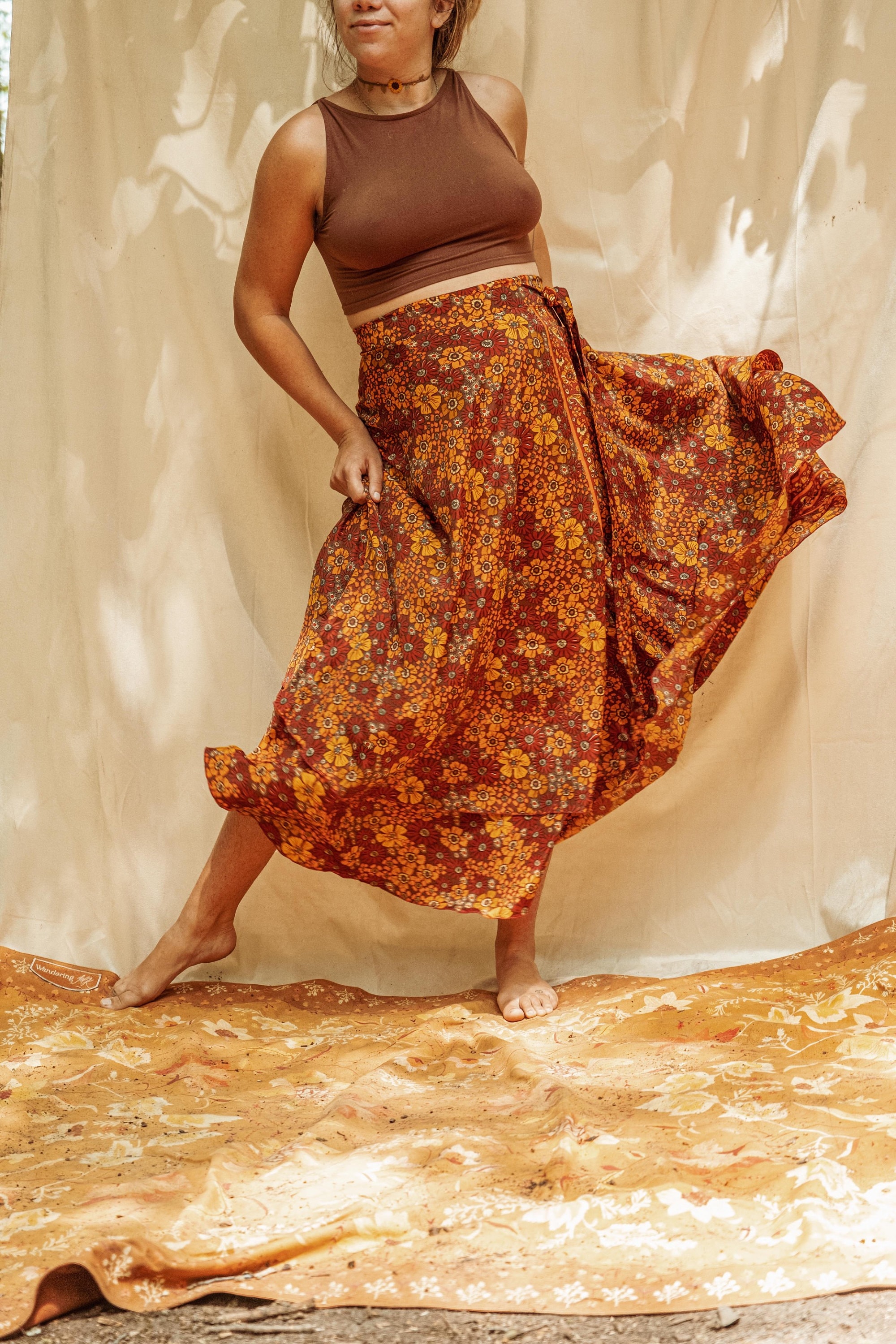 Layered Wrap Skirt - Etsy