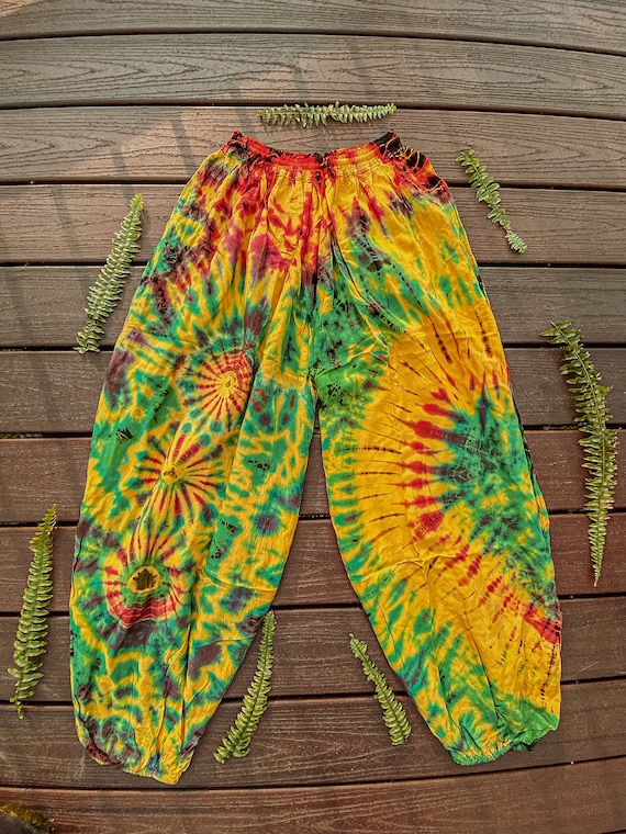 Yellow hippie hotsell pants