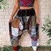 Hippie Patchwork Harem Pants | Unisex Men’s Women’s Festival Pants XS-1X Recycled Eco Patch Bohemian Handmade yoga pants