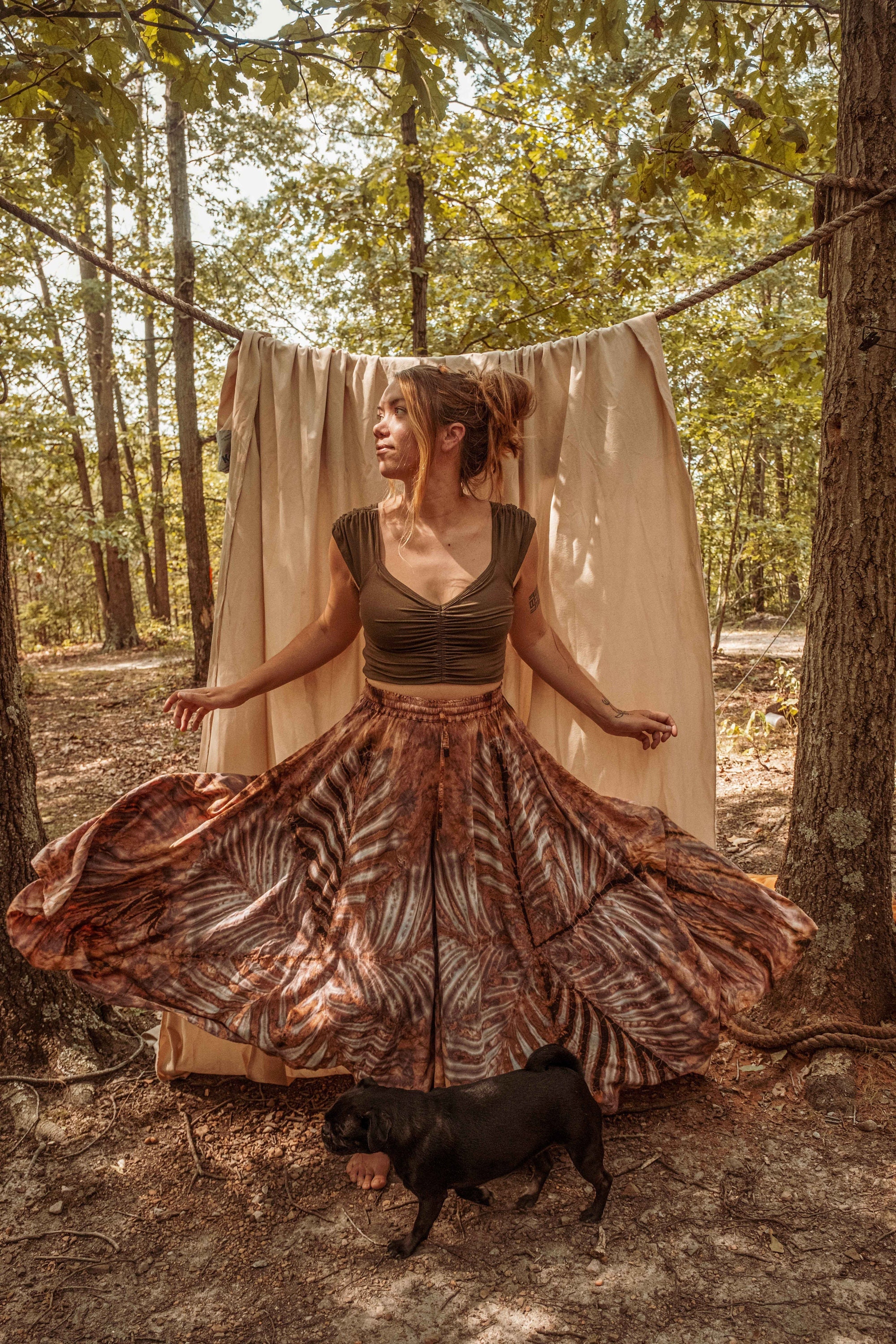 4x tie dye skirt sales