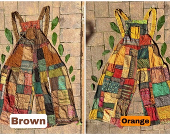 Hippie Patchwork Baggy Wide Leg Overalls Unisex, Festival Jumper Woodstock Harem Dungarees XS-4X PLUS Bohemian Spell Aesthetic Men’s Women’s
