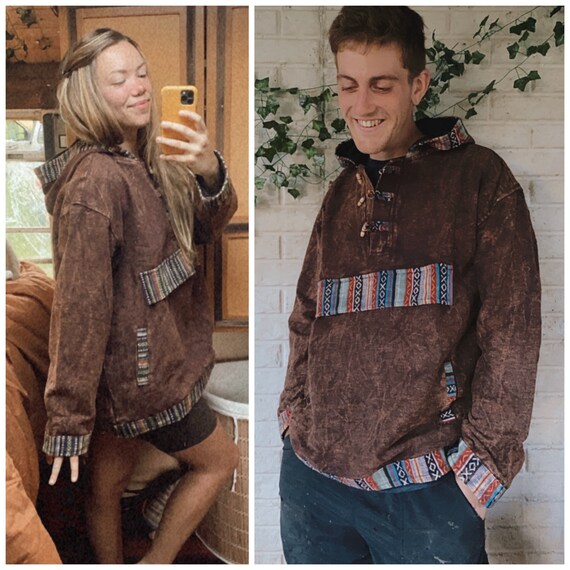 Boho Hippie Hoodie Unisex Pullover 
