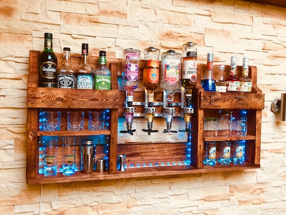 Pallet wall wine rack sale