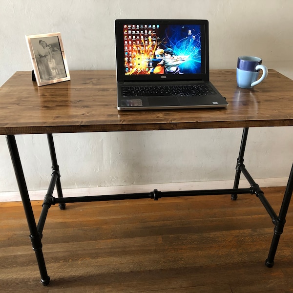 Pipe Desk Etsy