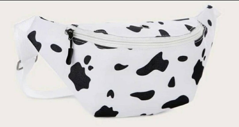 Cow print fanny pack