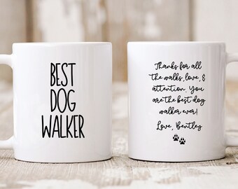 dog walker mug