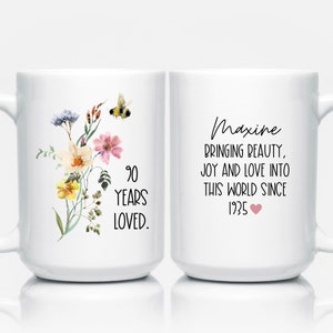 90th Birthday Gift, 1935 Birthday, 90th Birthday Mug, 90 Year Old Birthday, 90th Birthday Gift for Women