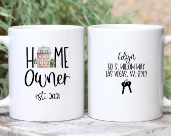 Homeowner Gift, Homeowner Mug, Housewarming Gift, First House, New Home Mug, New Home Gift, Gift from Realtor