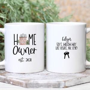 Homeowner Gift, Homeowner Mug, Housewarming Gift, First House, New Home Mug, New Home Gift, Gift from Realtor