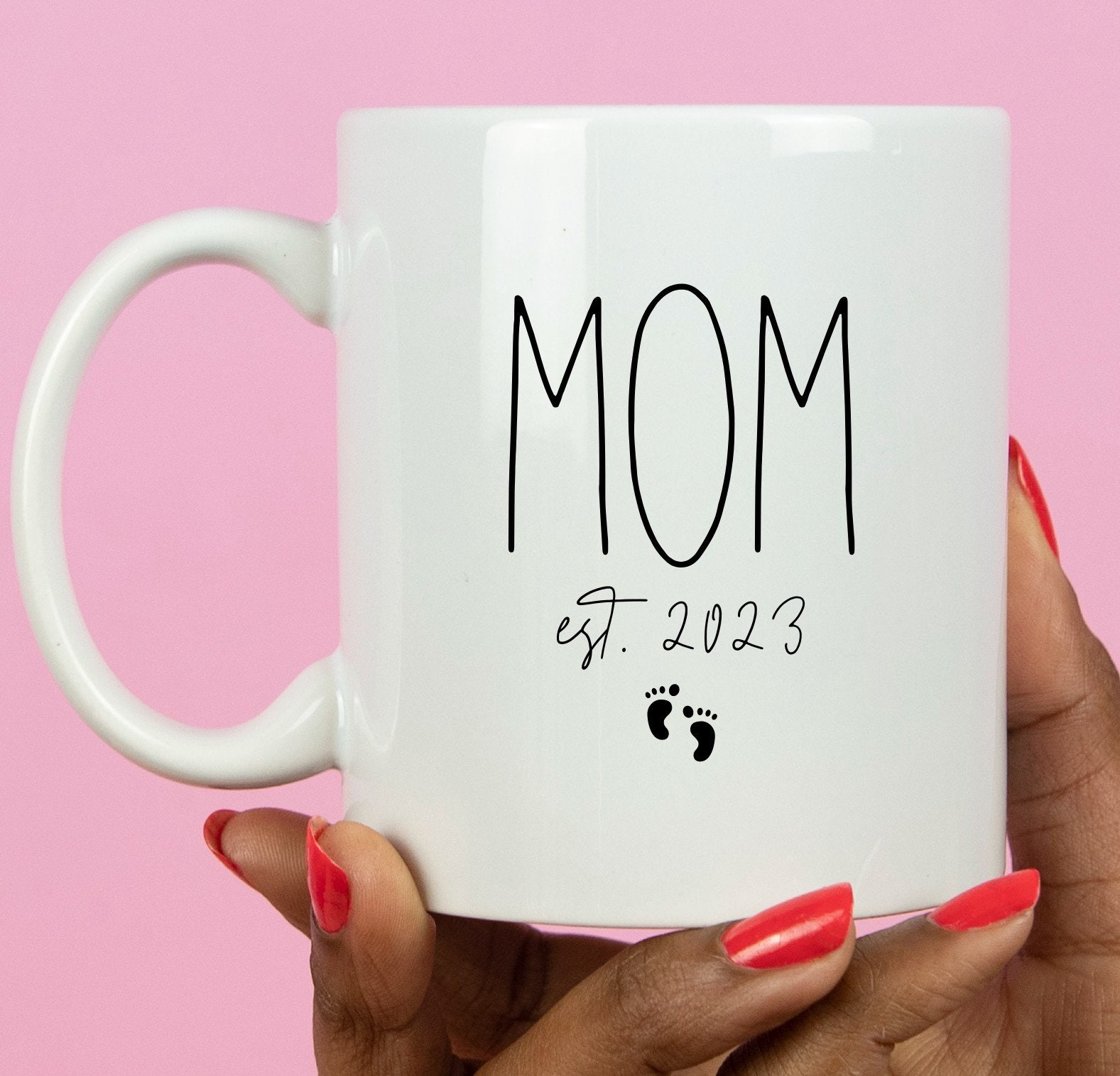 New Mom Mug I Am Ready In Love With My Future Baby