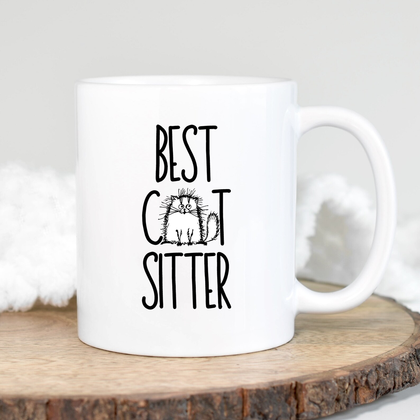 Best Cat Sitter Mug, Cat Sitter Cup, Cat Sitter Gift, Pet Sitter Gift
