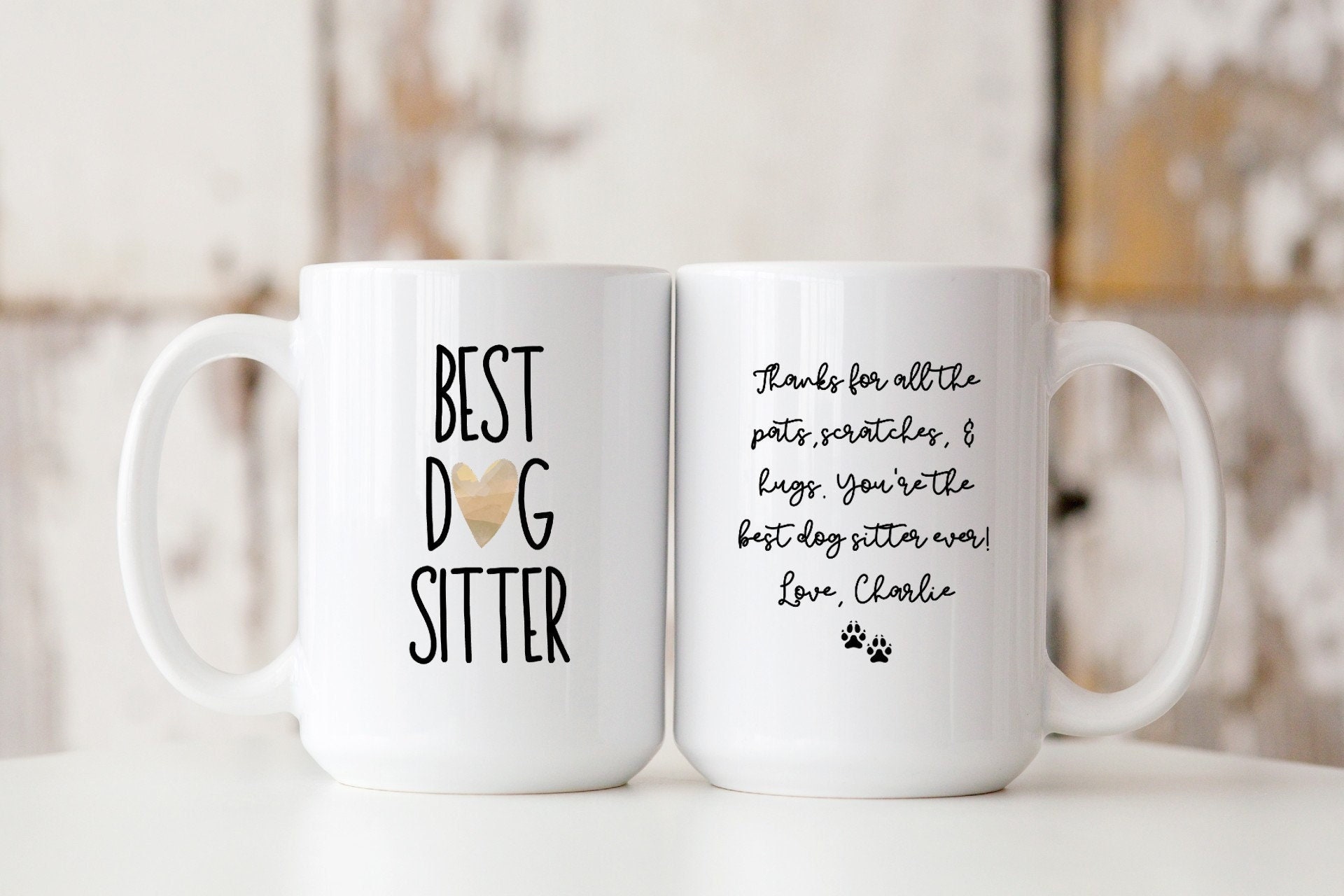 Dog Sitter Gift, Dog Sitter Mug, Gift for Dog Sitter Personalized, Best Dog Sitter