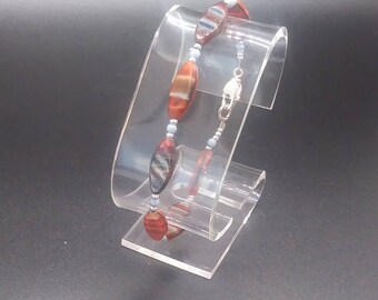 Tsjechische Glazen Ovale Kussen armband