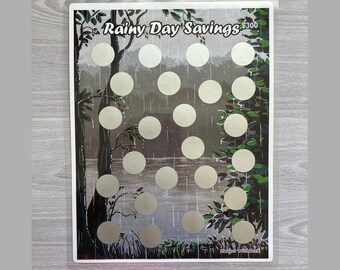 Scratch off Savings - Rainy Day funds - 300 Dollars