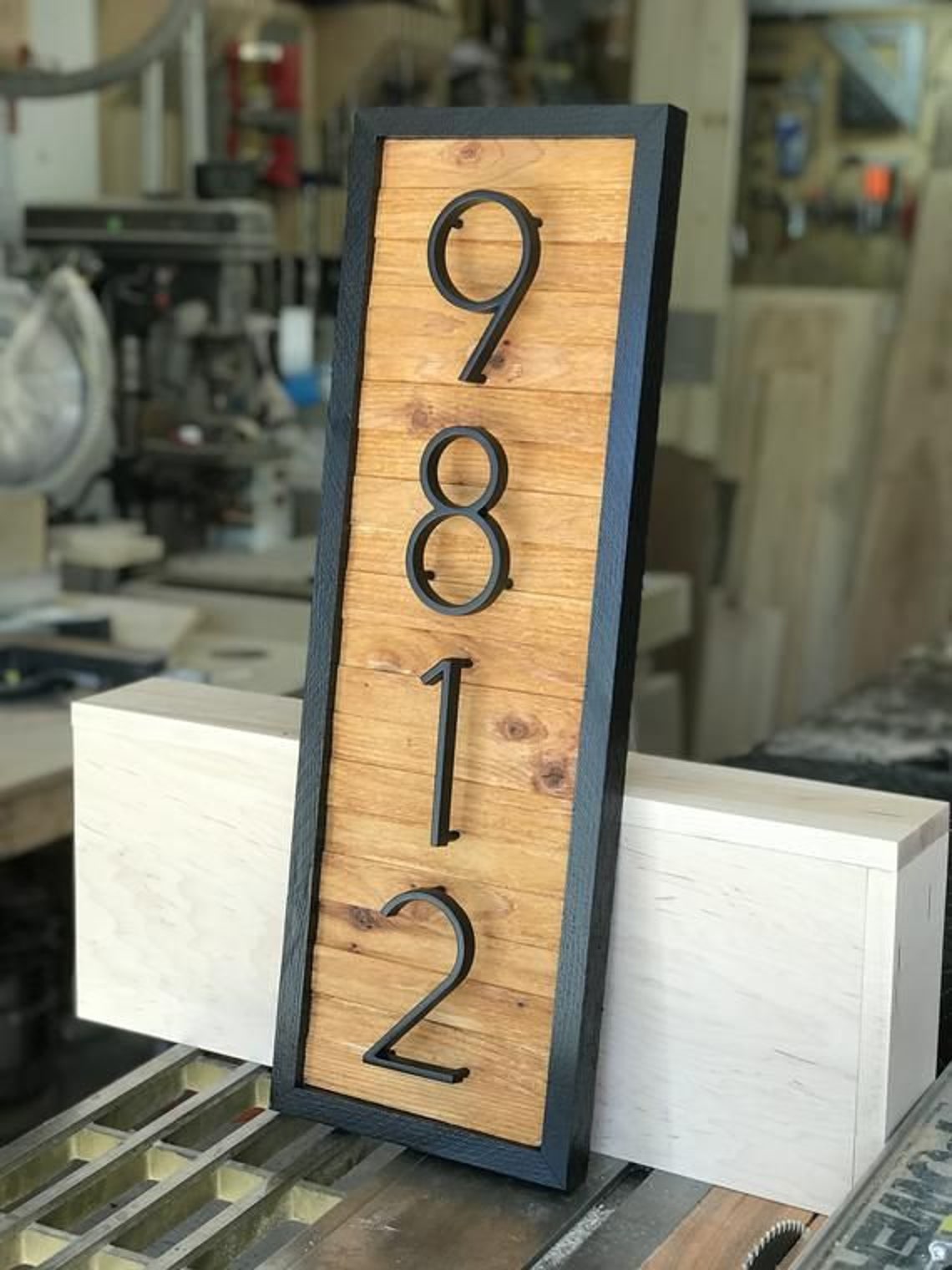 5 Inch Floating House Numbers for Modern House With Floating Etsy