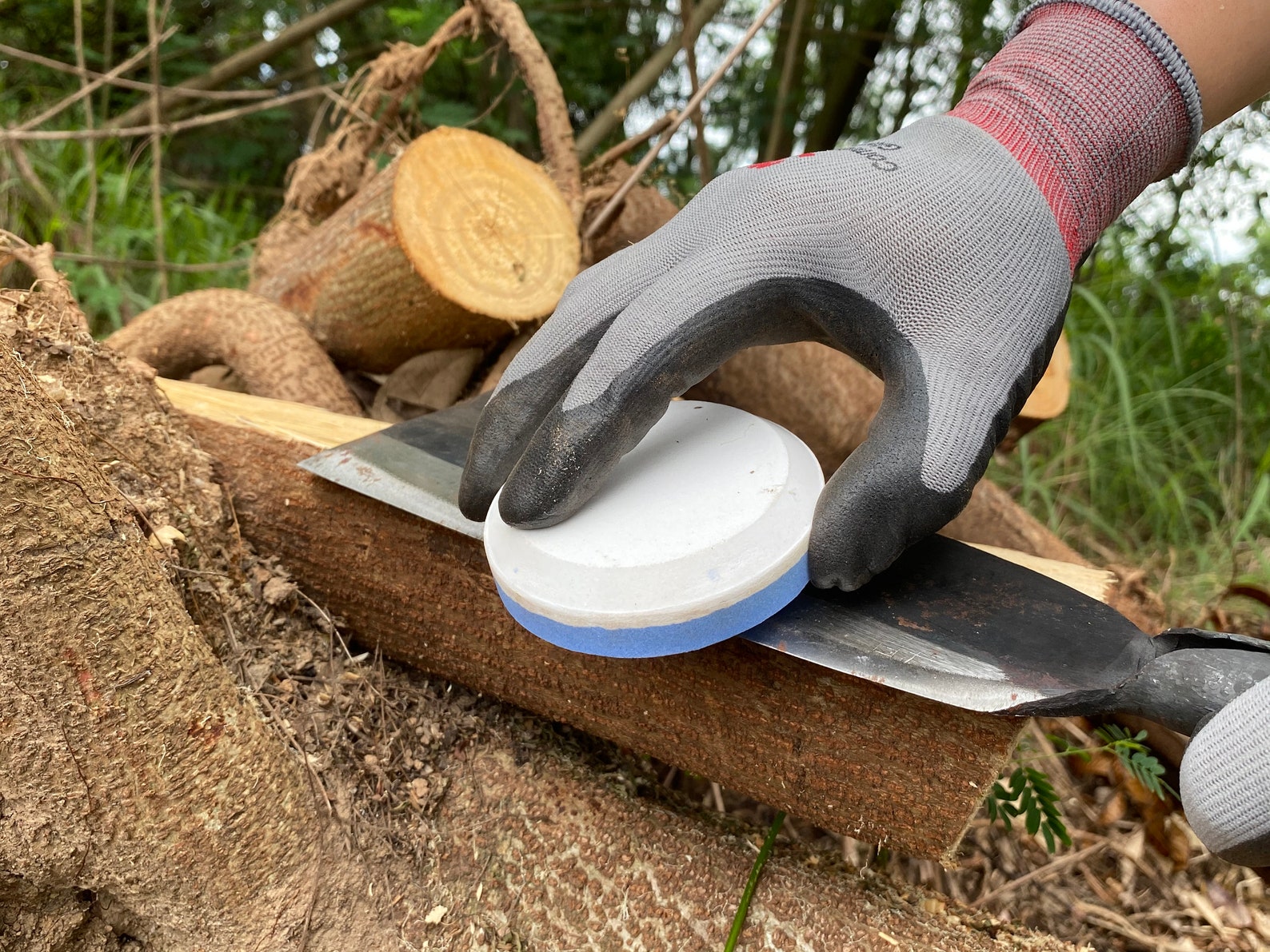 Axe Sharpener Sharp Stone 320 & 480 Grit Whetstone Etsy