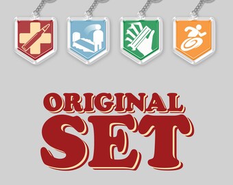 Call of Duty Cold War Zombies Perks Keychain Sets -- Original & New Perk Sets | Perk-a-Cola Sets