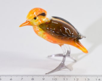 Bird, bird, glass figure, handmade, glass animals, Murano glass