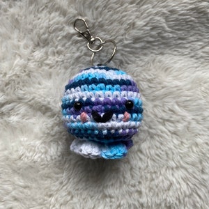 Crochet Octopus Keychain