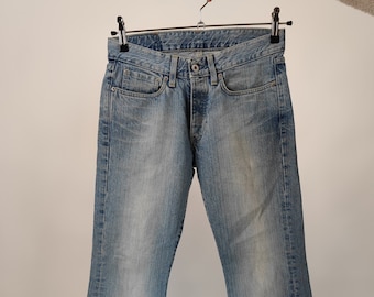 vintage années 90 bleu G-Star bootcup jeans taille S 90s old school rétro pantalon évasé W30 L30