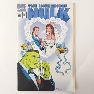 vintage 1994 Marvel Comics The Incredible Hulk american magazine 90s Retro Comic Original american magazine