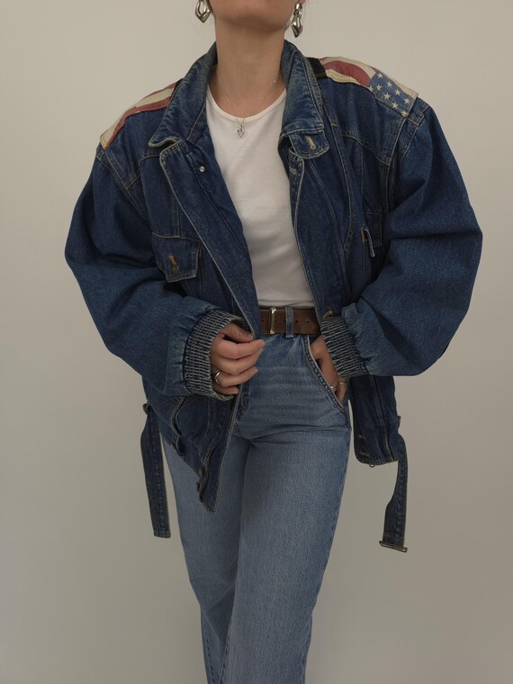 Jean Jacket Jeansjacke 80er Jahre Jean Jacket 80s GUESS Black