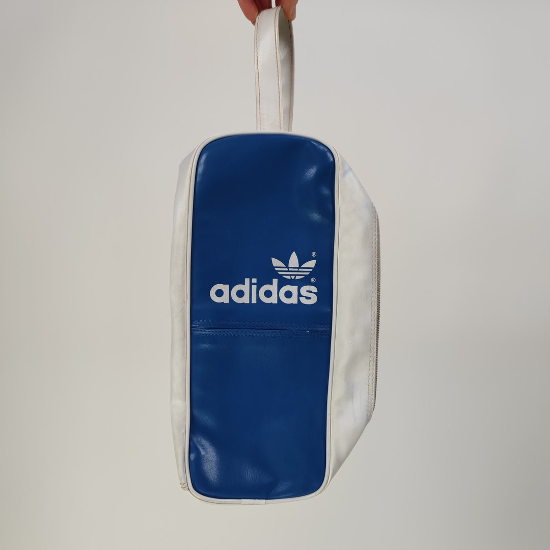 Vintage Original 70s Adidas Bowling Bag 70s Retro Adidas Blue Etsy
