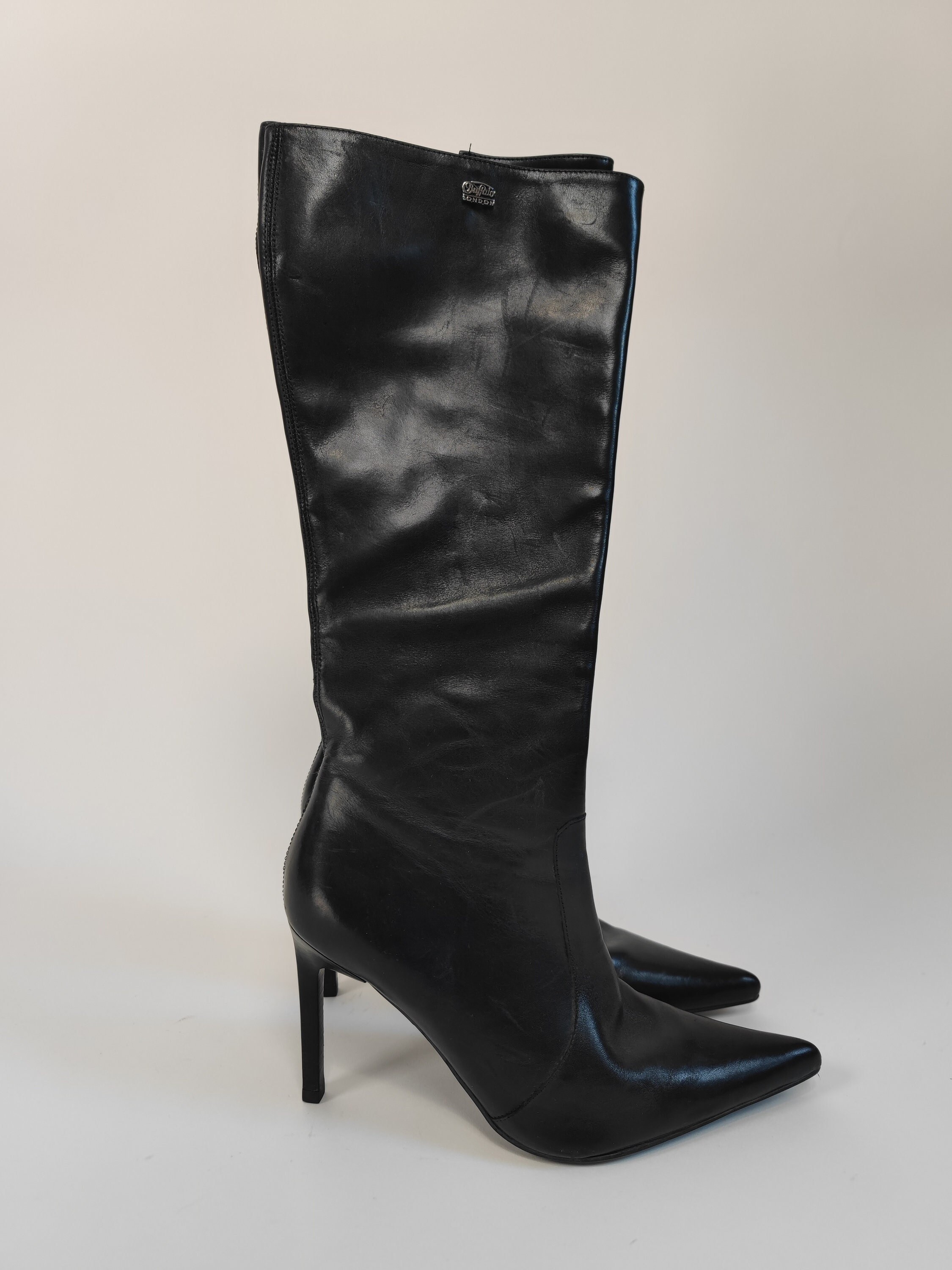 Leather store and heels