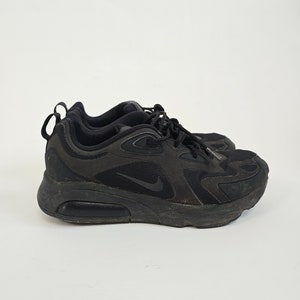 vintage 90s black nike sneaker size US10.5 UK8 90s old school sports shoes black Nike size 42