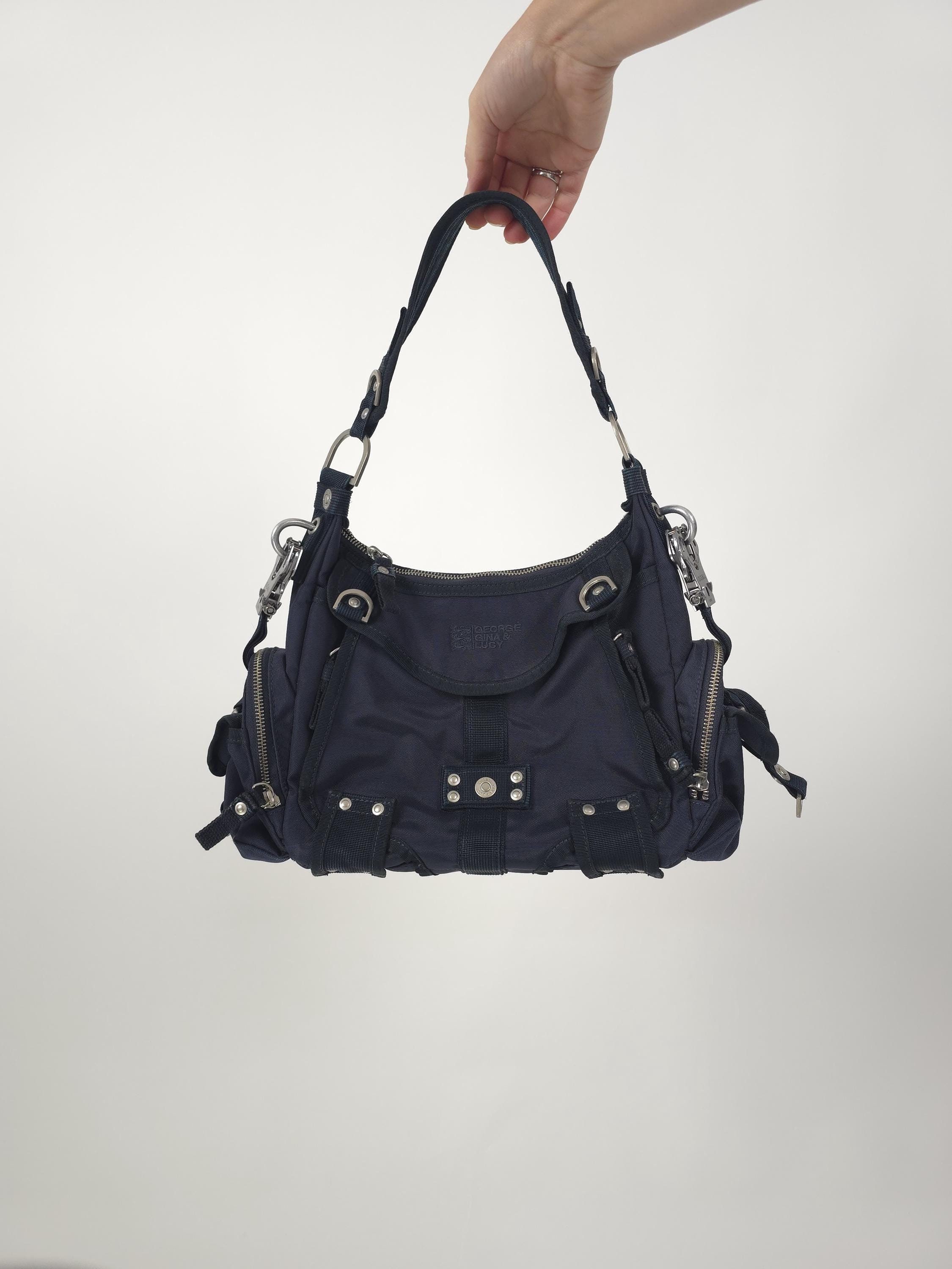 Vintage Y2k 90s Blue George Gina Lucy Bag Hot Sake Sake Vintage Y2k 90s Blue George Gina Lucy Bag Hot Sake Sake