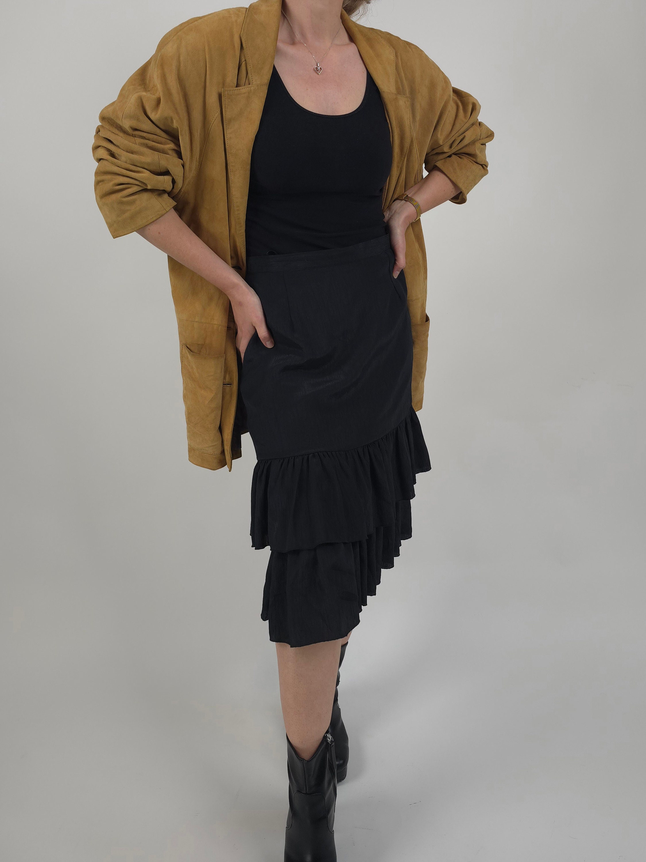 MAISON SPECIAL Gather Flare Skirt¥19,800 Elegant Maxi Skirt, High Waisted Victorian Walking Skirt