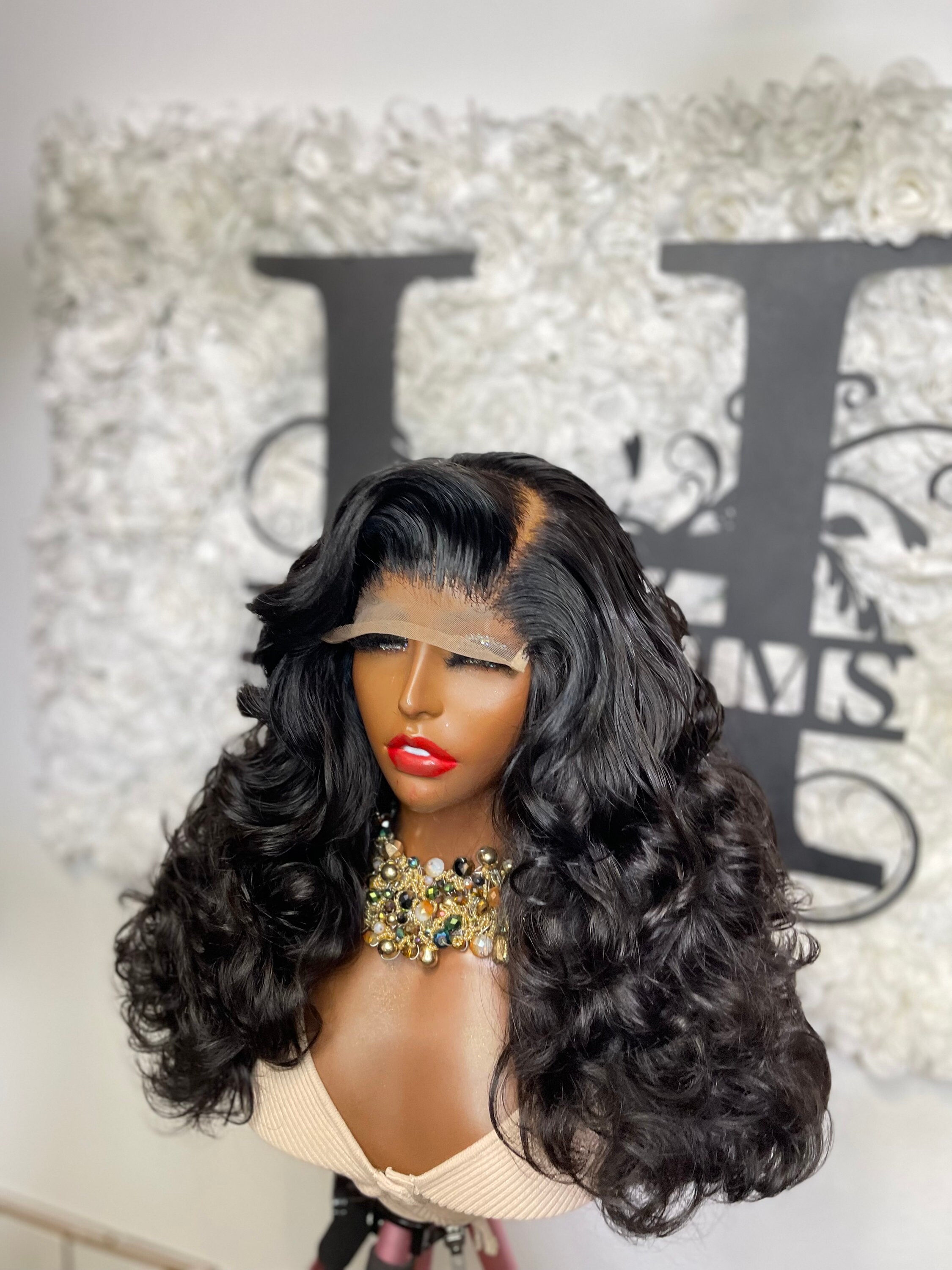 Indian hair wigs with bangs hotsell