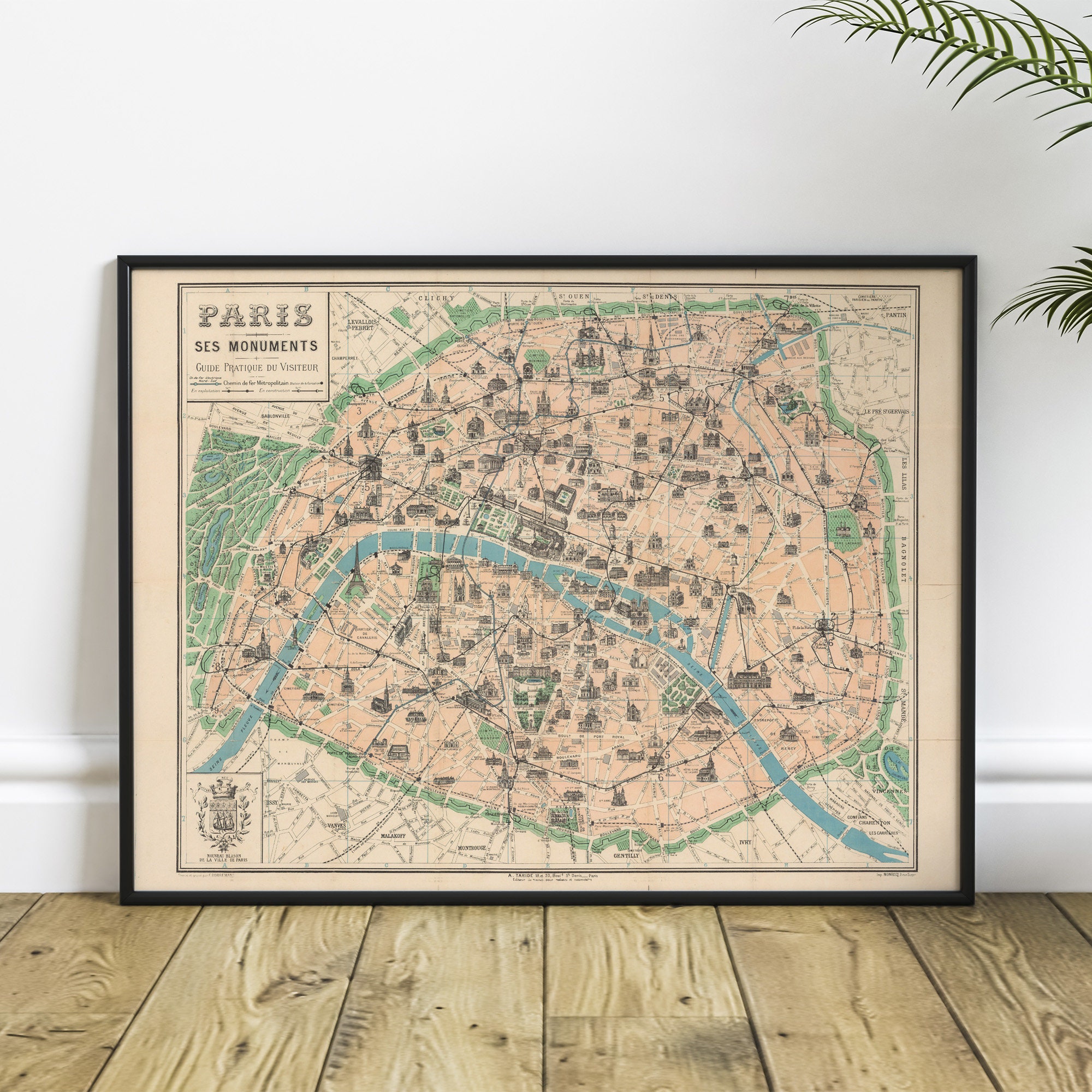 1905 Paris Ses Monuments. Guide Pratique Du Visiteur